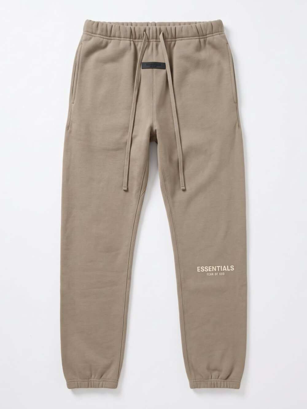 FEAR OF‎ GOD ESSENTIALS DESERT TAUPE LOGO CUFF SWEATPANTS | Pants | NEW/NWT